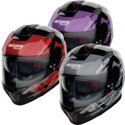 Nolan Integralhelm N80-8 Meteor Mit Ultra-Wide Visier Pinlock Sonnenblende ECE 22.06