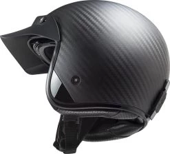 LS2 OF601 BOB II 2 Carbon Jethelm Leicht ECE 22.06 Doppel-D Mit Getönter Sonnenblende -Motorradbekleidungsgeschäft of601 bob solid matt carbon 306011098 07