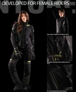 Modeka Damen Motorradjacke PANAMERICANA LADY Wasserdicht Sympatex Inkl. Protektoren -Motorradbekleidungsgeschäft panamericana lady detail 1 1