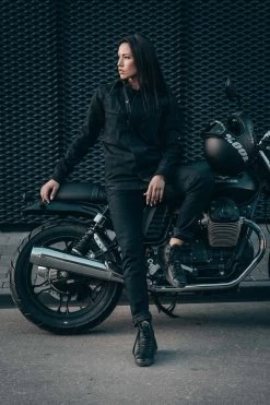 Pando Moto Motorradjeans KISSAKI DYN 01 Lady Für Damen Dyneema Slim Fit CE AA Mit SAS-Tec Protektoren -Motorradbekleidungsgeschäft pando moto kissaki dyn 01 3