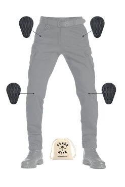 Pando Moto Cargo Motorradjeans MARK KEV 01 Chino-Style Aramid Cordura CoolMax CE AA Mit SAS-TEC Protektoren -Motorradbekleidungsgeschäft pando moto mark kev 01 7