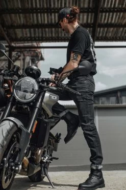 Pando Moto Motorradjeans ROBBY ARM 01 Für Herren CE AA Mit Armalith-Super-Stretch Und SAS-TEC Protektoren -Motorradbekleidungsgeschäft pando moto robby arm 01 10