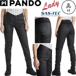 Pando Moto Motorradjeans LORICA KEV 02 Für Damen Aramid CE A Stretch Mit SAS-TEC Protektoren