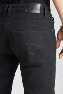 Pando Moto Motorradjeans STEEL BLACK 02 Für Herren CE AA Dyneema Stretch Mit SAS-TEC Protektoren -Motorradbekleidungsgeschäft pandp moto steel black 02 5