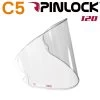 Schuberth Pinlock 120 Für Helme C5 / S3 / E2 Antifog Linse Antibeschlag SV6 SV6-E -Motorradbekleidungsgeschäft pinlock c5 haupt