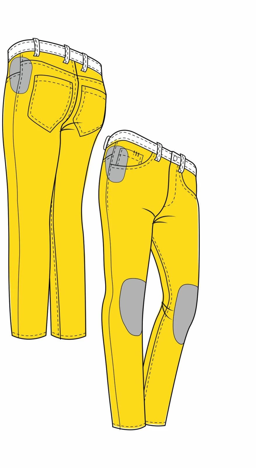 PMJ Motorradjeans DEUX Denim CE AAA Inklusive Ledergürtel Und Protektoren 7 PMJ Motorradjeans DEUX Denim CE AAA Inklusive Ledergürtel Und Protektoren – Bild 5