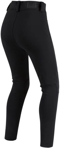 PMJ Motorrad Leggings SPRING Lady Damen Motorradhose Mit Ultracore-Stretch-Cordura Und Protektoren CE AA -Motorradbekleidungsgeschäft pmj spring schwarz 2