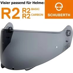 Schuberth Visier SV4 Für Helme R2 / R2 Basic / R2 Carbon Pinlock Vorbereitet