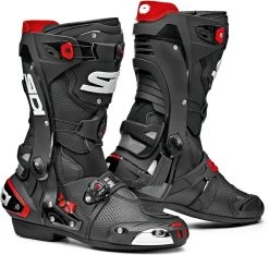 SIDI Motorradstiefel REX AIR Perforiert Sehr Gute Belüftung 3-Schnallen-System Mit CE -Motorradbekleidungsgeschäft rex air blackblack 1 2