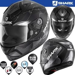 Shark Integralhelm RIDILL 1.2 Mit Sonnenblende -Motorradbekleidungsgeschäft ridill mecca mat kas haupt