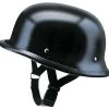 Redbike Halbschalen-Helm RK-300 Ohne ECE Schwarz Matt Fiberglas Classic Retro -Motorradbekleidungsgeschäft rk 300 matt schwarz 1