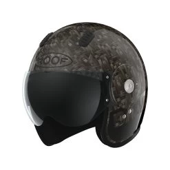 Roof Jethelm BAMBOO Aus Natürlichen Bambusfasern ECE 22.06 Mit Sonnenblende -Motorradbekleidungsgeschäft ro15 bamboo black brillant 4