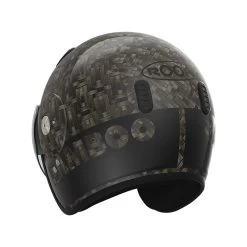 Roof Jethelm BAMBOO Aus Natürlichen Bambusfasern ECE 22.06 Mit Sonnenblende -Motorradbekleidungsgeschäft ro15 bamboo black brillant 6