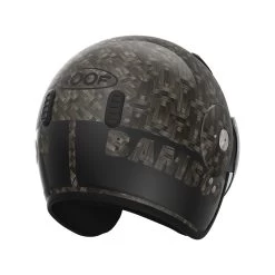 Roof Jethelm BAMBOO Aus Natürlichen Bambusfasern ECE 22.06 Mit Sonnenblende -Motorradbekleidungsgeschäft ro15 bamboo black brillant 8