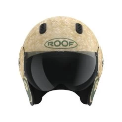 Roof Jethelm BAMBOO Aus Natürlichen Bambusfasern ECE 22.06 Mit Sonnenblende -Motorradbekleidungsgeschäft ro15 bamboo pure kaki mat 3