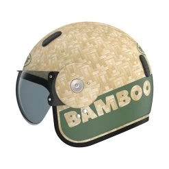 Roof Jethelm BAMBOO Aus Natürlichen Bambusfasern ECE 22.06 Mit Sonnenblende -Motorradbekleidungsgeschäft ro15 bamboo pure kaki mat 5