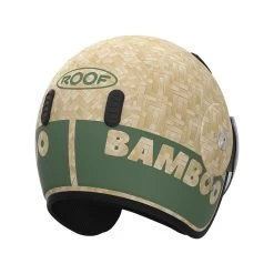 Roof Jethelm BAMBOO Aus Natürlichen Bambusfasern ECE 22.06 Mit Sonnenblende -Motorradbekleidungsgeschäft ro15 bamboo pure kaki mat 6