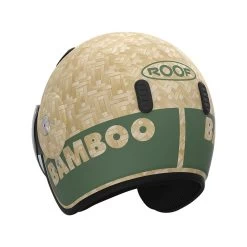 Roof Jethelm BAMBOO Aus Natürlichen Bambusfasern ECE 22.06 Mit Sonnenblende -Motorradbekleidungsgeschäft ro15 bamboo pure kaki mat 8