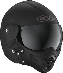 Roof Jethelm ROADSTER Fiberglas Mit Magenitscher Maske -Motorradbekleidungsgeschäft ro9 roadster iron schwarz schwarz 5