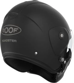 Roof Jethelm ROADSTER Fiberglas Mit Magenitscher Maske -Motorradbekleidungsgeschäft ro9 roadster solid schwarz matt 7