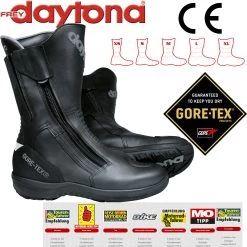 Daytona Gore-Tex Motorradstiefel ROAD STAR GTX Leder Mit Knöchel- Und Schienbeinschutz