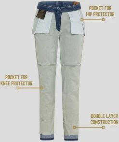 Rokker BIRDIE Motorradjeans CE AA Straight Fit Mit D3O Protektoren -Motorradbekleidungsgeschäft rokker birdie blau 4