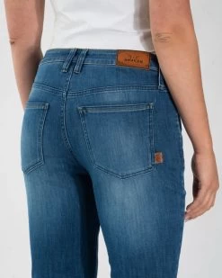 Rokker BIRDIE Motorradjeans CE AA Straight Fit Mit D3O Protektoren -Motorradbekleidungsgeschäft rokker birdie blau 5