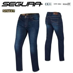 Segura Motorradjeans RONY Denim Stretch Mit Knieprotektoren CE A -Motorradbekleidungsgeschäft rony haupt