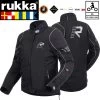 Rukka Gore-Tex Motorradjacke TRAVERINA Für Damen Cordura Allwetterjacke CE AA Mit D3O Protektoren Und Thermofutter -Motorradbekleidungsgeschäft rukka motorradjacke traverina schwarz silber haupt