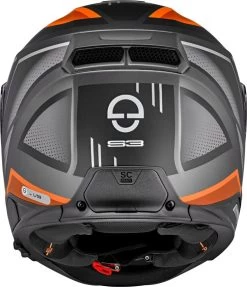 Schuberth Sport-Integralhelm S3 Carbon-Fiberglas ECE 22.06 Mit Rescue System Sonnenblende Und Max Vision Pinlock 38 Schuberth Sport-Integralhelm S3 Carbon-Fiberglas ECE 22.06 Mit Rescue System Sonnenblende Und Max Vision Pinlock -Motorradbekleidungsgeschäft s3 storm orange back