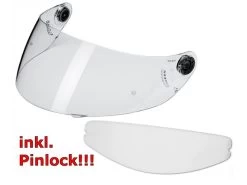 Shark Visier Für Helm Ridill / S600 / S650 / S700 / S700S / S800 / S900 -Motorradbekleidungsgeschäft s900 klar mit pinlock 2