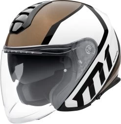 Schuberth Jethelm M1 FLUX Mit Langem Visier -Motorradbekleidungsgeschäft schuberth m1 flux bronce 45 1