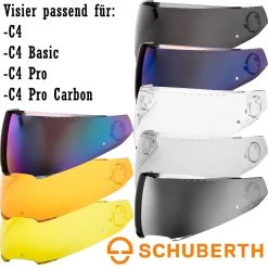 Schuberth Visier SV5 Für Helme C4 / C4 Basic / C4 Pro / C4 Pro Carbon Pinlock Vorbereitet -Motorradbekleidungsgeschäft schuberth visier sv5 multi hauptbild all