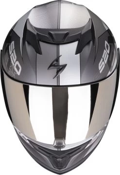 Scorpion Integralhelm EXO-520 EVO AIR Mit AirFit ECE 22.06 Sonnenblende Und Max Vision Pinlock -Motorradbekleidungsgeschäft scoprion exo 520 evo air cover silver matt red 02