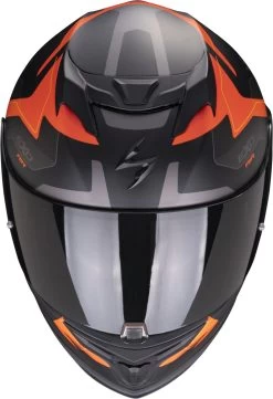 Scorpion Integralhelm EXO-520 EVO AIR Mit AirFit ECE 22.06 Sonnenblende Und Max Vision Pinlock -Motorradbekleidungsgeschäft scoprion exo 520 evo air elan matt black orange 02