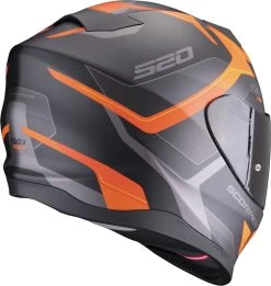 Scorpion Integralhelm EXO-520 EVO AIR Mit AirFit ECE 22.06 Sonnenblende Und Max Vision Pinlock -Motorradbekleidungsgeschäft scoprion exo 520 evo air elan matt black orange 03
