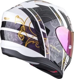 Scorpion Integralhelm EXO-520 EVO AIR Mit AirFit ECE 22.06 Sonnenblende Und Max Vision Pinlock -Motorradbekleidungsgeschäft scoprion exo 520 evo air fasta white chameleon 03