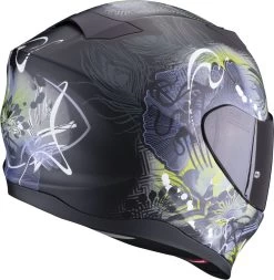 Scorpion Integralhelm EXO-520 EVO AIR Mit AirFit ECE 22.06 Sonnenblende Und Max Vision Pinlock -Motorradbekleidungsgeschäft scoprion exo 520 evo air melrose matt black yellow 03