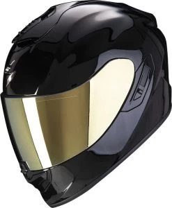Scorpion Integralhelm EXO-1400 EVO AIR Mit AirFit System ECE 22.06 Sonnenblende Und MaxVision Pinlock -Motorradbekleidungsgeschäft scorpion exo 1400 evo air solid schwarz 01 1