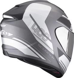Scorpion Integralhelm EXO-1400 EVO AIR Mit AirFit System ECE 22.06 Sonnenblende Und MaxVision Pinlock -Motorradbekleidungsgeschäft scorpion exo 1400 evo air vittoria matt silver white 03