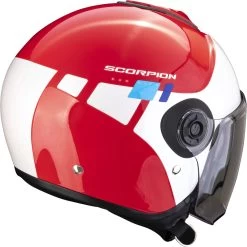 Scorpion Jethelm EXO-CITY II 2 Mit Langem Visier Sonnenblende Und ECE 22.06 29 Scorpion Jethelm EXO-CITY II 2 Mit Langem Visier Sonnenblende Und ECE 22.06 -Motorradbekleidungsgeschäft scorpion exo city 2 mall red white blue 03
