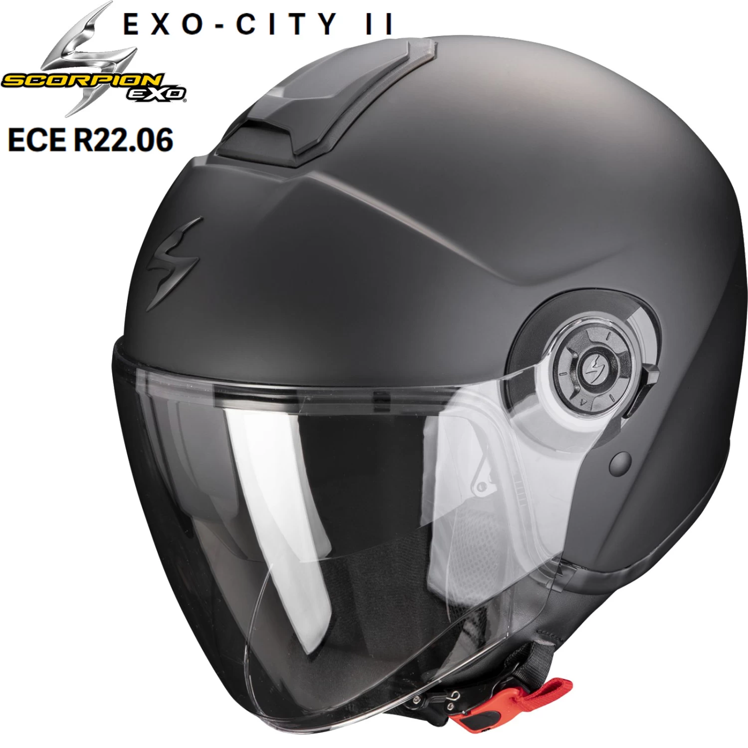 Scorpion Jethelm EXO-CITY II 2 Mit Langem Visier Sonnenblende Und ECE 22.06 3 Scorpion Jethelm EXO-CITY II 2 Mit Langem Visier Sonnenblende Und ECE 22.06