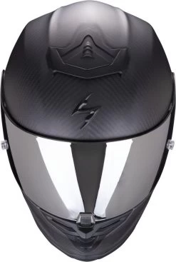Scorpion Integralhelm EXO-R1 EVO CARBON AIR Premium-Helm Mit Max Vision Pinlock AirFit Zwei Visieren Und ECE 22.06 -Motorradbekleidungsgeschäft scorpion exo r1 evo carbon air solid matt carbon 02