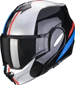 Scorpion Klapphelm EXO-TECH EVO 180 Grad Flip-Back Mit Sonnenblende ECE 22.06 Pinlock 33 Scorpion Klapphelm EXO-TECH EVO 180 Grad Flip-Back Mit Sonnenblende ECE 22.06 Pinlock -Motorradbekleidungsgeschäft scorpion exo tech evo forza black silver red 01 1