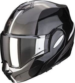 Scorpion Klapphelm EXO-TECH EVO 180 Grad Flip-Back Mit Sonnenblende ECE 22.06 Pinlock 34 Scorpion Klapphelm EXO-TECH EVO 180 Grad Flip-Back Mit Sonnenblende ECE 22.06 Pinlock -Motorradbekleidungsgeschäft scorpion exo tech evo forza black silver 01 1