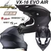 Scorpion Crosshelm VX-16 EVO AIR Offroad Mit ECE 22.06 Doppel-D Verschluss Und AirFit System -Motorradbekleidungsgeschäft scorpion vx 16 evo air solid matt black hauptbild