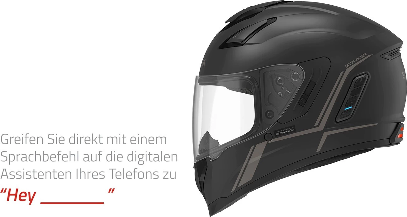Sena Integralhelm STRYKER Smarter Motorradhelm Inkl. Bluetooth 5 Headset Mit Sound By Harman Kardon 16 Sena Integralhelm STRYKER Smarter Motorradhelm Inkl. Bluetooth 5 Headset Mit Sound By Harman Kardon – Bild 14