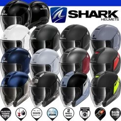 Shark Jethelm CITYCRUISER Ultraprotektor-Jet Mit Sonnenblende Und Langem Visier -Motorradbekleidungsgeschäft shark citycruiser multi hauptbild mit