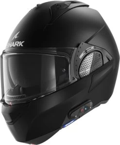 Shark Modularhelm EVO-GT PACK N-COM Edition Mit Integriertem Headset Sonnenblende Und Max Vision Pinlock -Motorradbekleidungsgeschäft shark evo gt n com edition blank kma 01 1