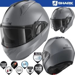 Shark Modularhelm EVO-GT Mit Sonnenblende Und Max Vision Pinlock 32 Shark Modularhelm EVO-GT Mit Sonnenblende Und Max Vision Pinlock -Motorradbekleidungsgeschäft shark evo gt blank ama haupt